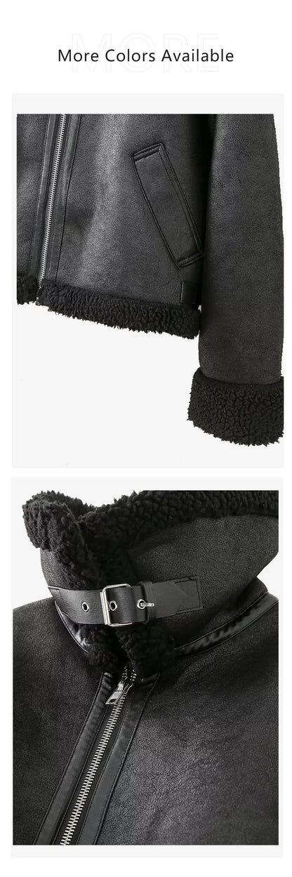 Double-Sided Biker Jacket – Long Sleeve & Collared