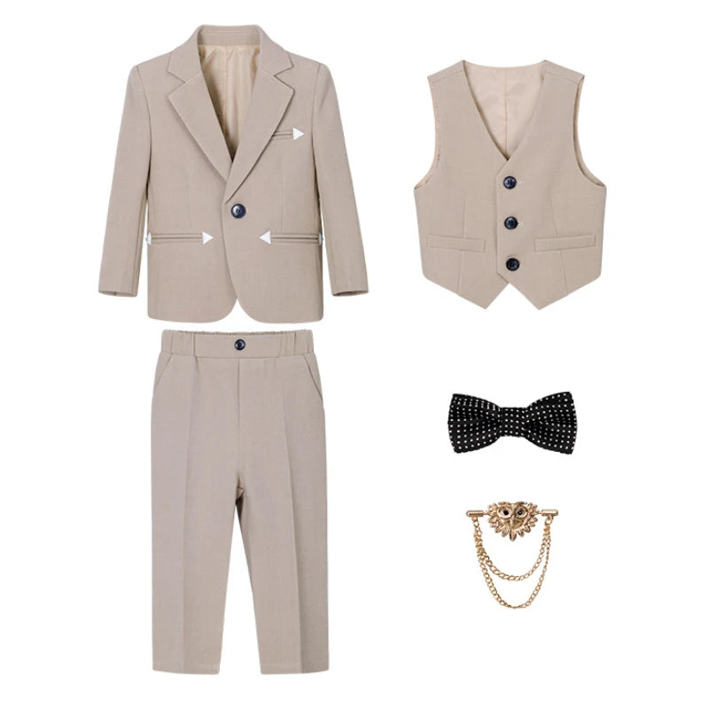 Little Gentleman Suit – Boys’ Formal Outfit for Wedding & Birthday