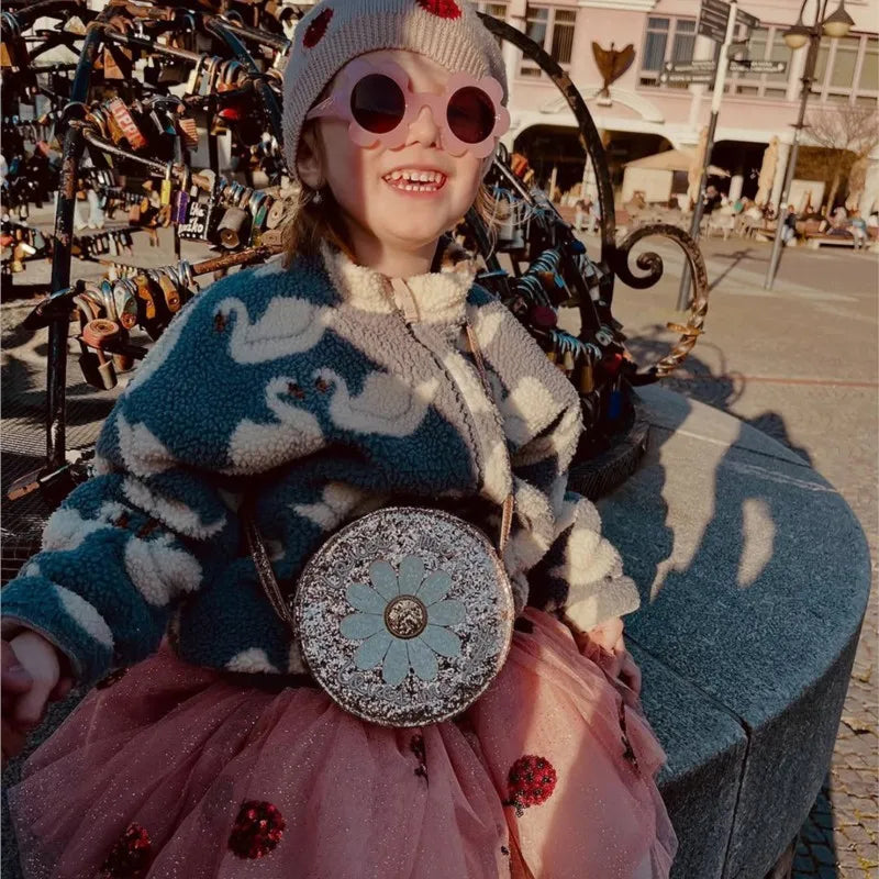 Baby Cartoon Coat – Soft Lamb Wool Jacket