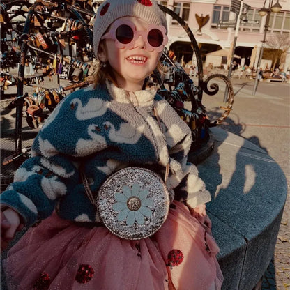 Baby Cartoon Coat – Soft Lamb Wool Jacket