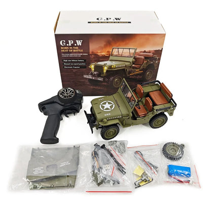 1:14 RC Military Car – HG4-58 4WD Electric Off-Road Model