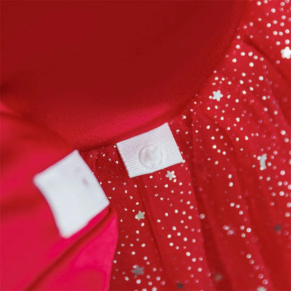 Girls Party Dress – Elegant Blue Sequin Gown