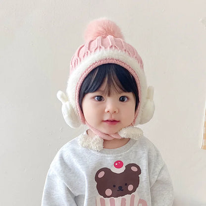 Winter Baby Cap – Velvet Lined & Cozy