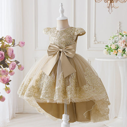 Elegant Embroidered Princess Party Dress