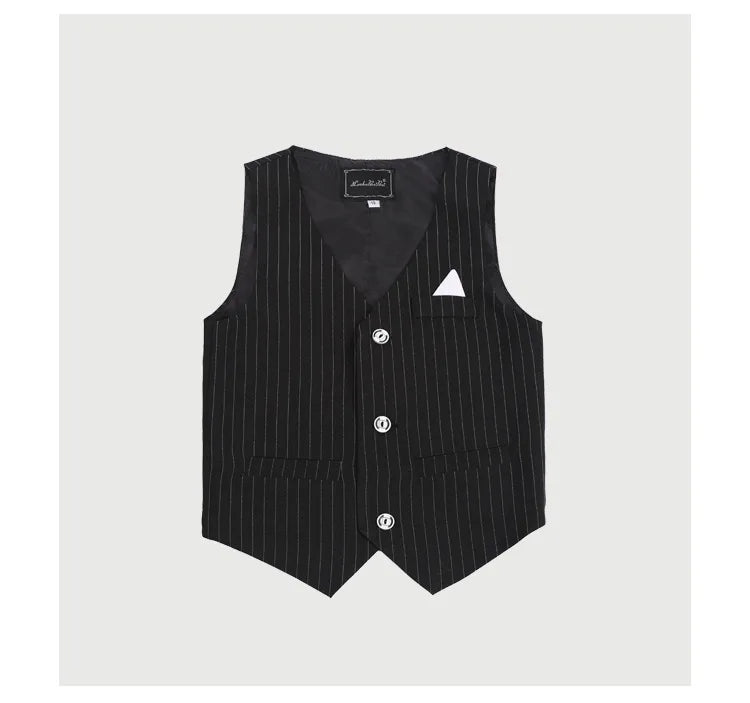 Elegant Boys’ Performance Outfit – Shirt, Vest & Pants Set
