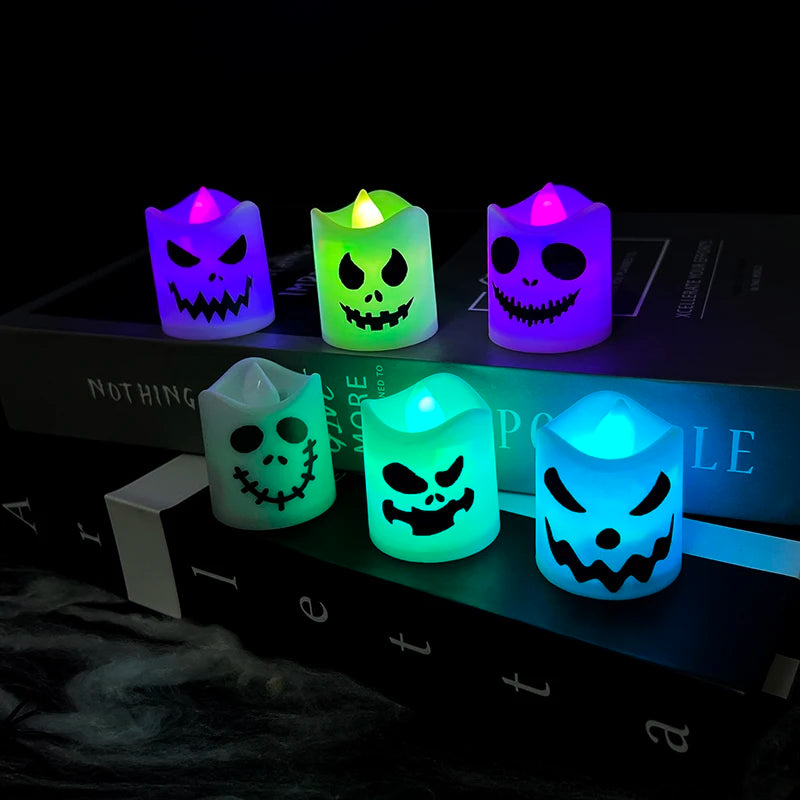 6pcs LED Halloween Candles – Spooky Glow for Any Occasion!