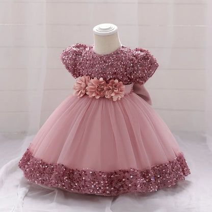 Infant Girl Special Occasion Dress – Baptism & Christmas