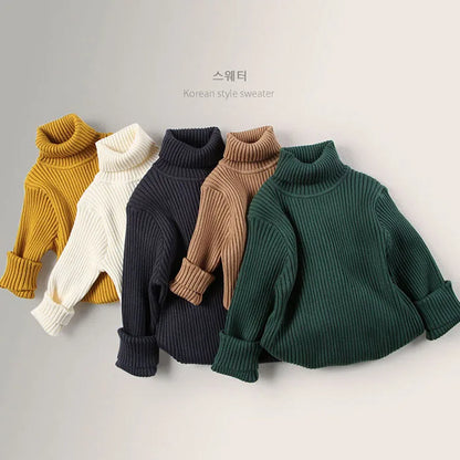 Kids’ Casual Loose Pullover Sweater – Autumn/Winter