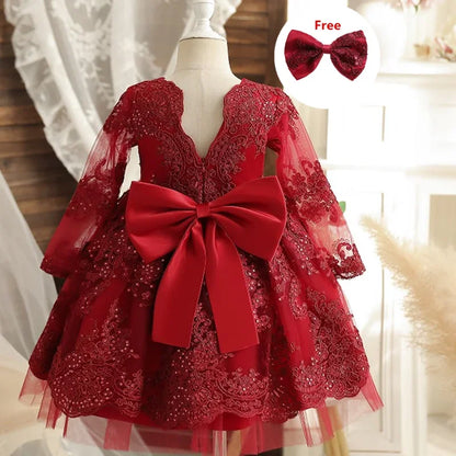 Baby Girl Formal Gown – Baptism to Christmas
