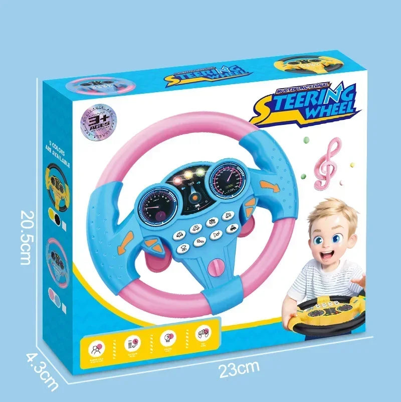 Infant Simulation Steering Wheel Toy – Interactive Early Education for Kids