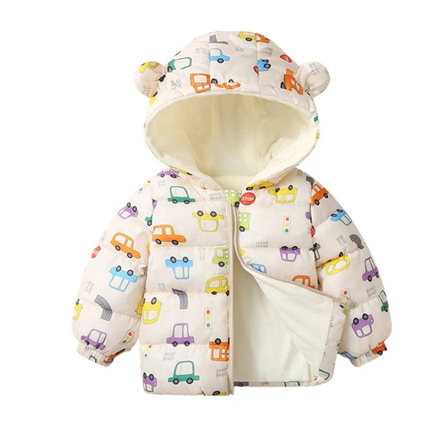 Plush Warm Outerwear – Boys & Girls Winter Jacket
