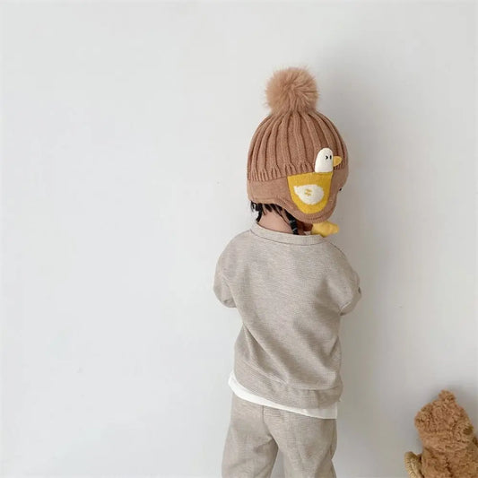 Cartoon Duck Baby Hat – Winter Protection