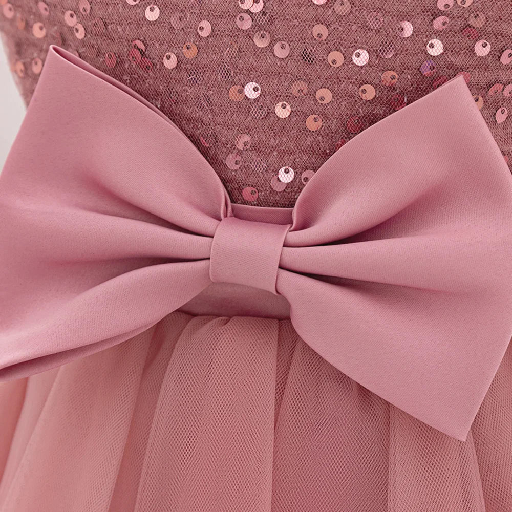Cute Fly Sleeve Baby Girl Birthday Outfit
