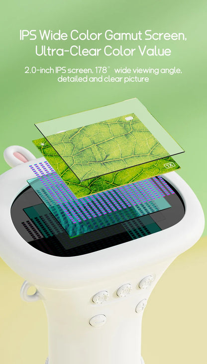 Kids Science Microscope 1000X – 200 Megapixel Digital Magnifier with LED
