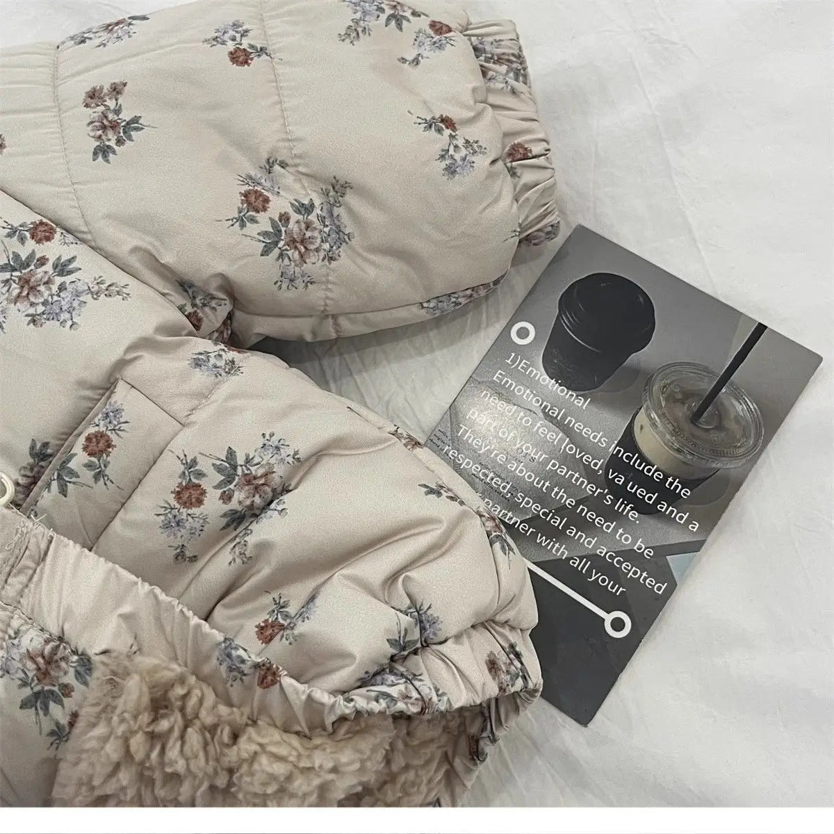 Winter Coat for Baby Girls – Thicken Floral Parka