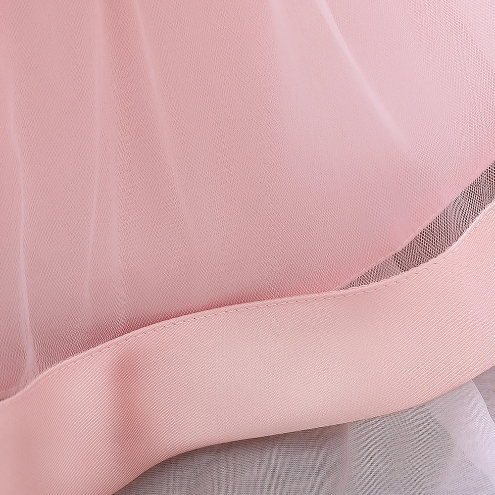 Elegant Infant Dress – Bow Lace Princess Party Wear