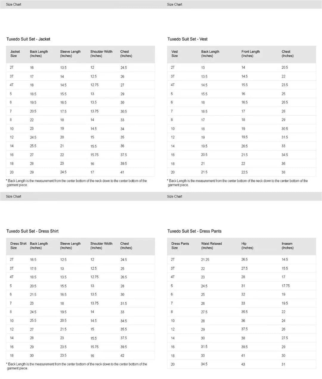 Boys' Vest & Pants Set Children's 2pcs Vest & Pants Set School Uniforms