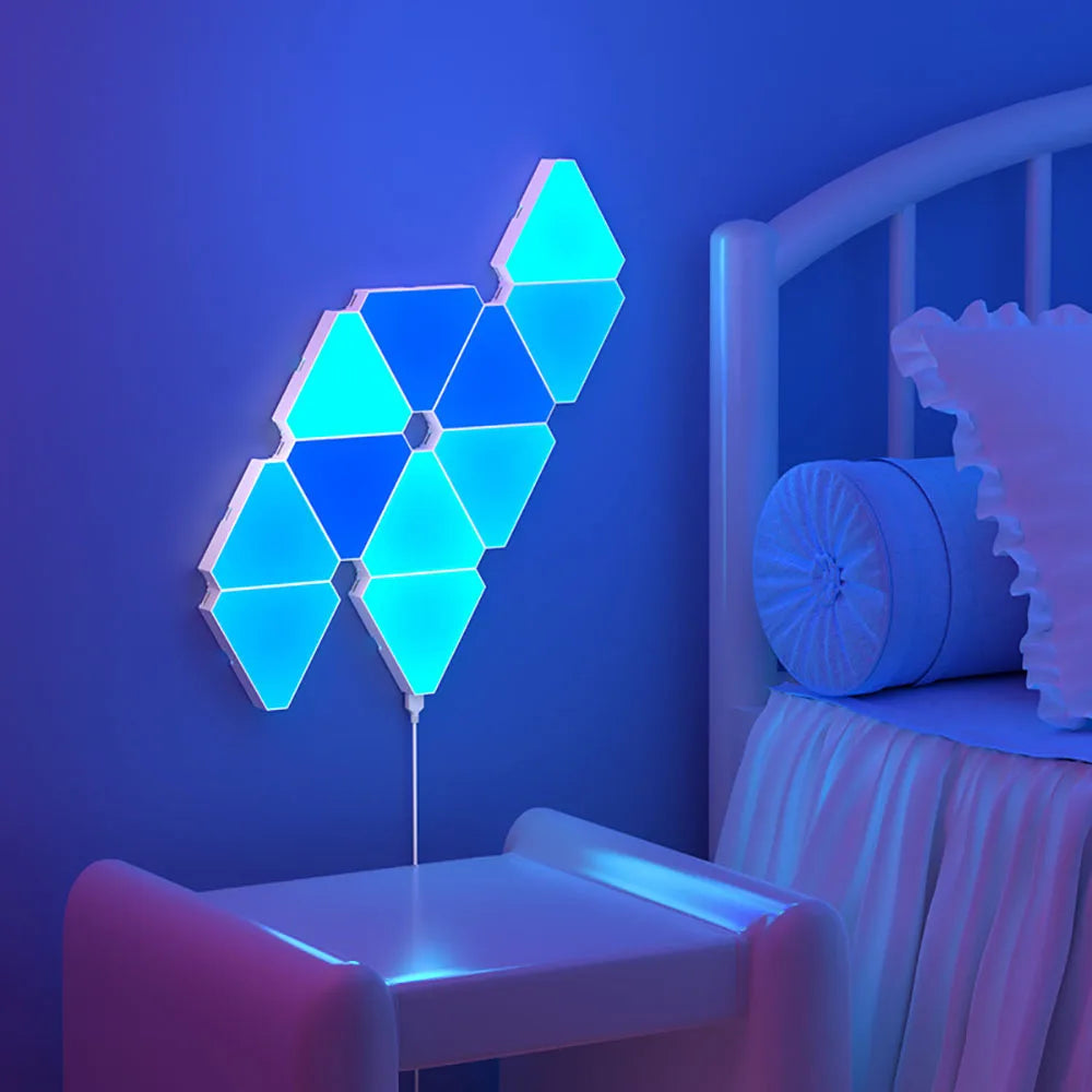 LED RGB Quantum Wall Lamp – Smart Rhythm Light for Modern Spaces