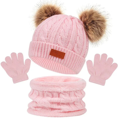 3-Piece Winter Essentials for Babies – Soft & Snuggly Set