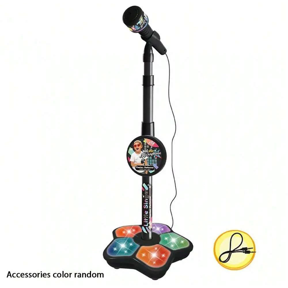 Kids’ Karaoke Machine Stand – Electronic Microphone Toy for Parties