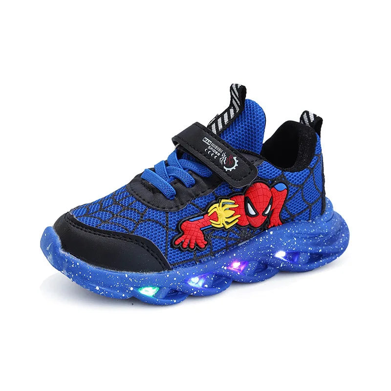 Spiderman LED Sneakers – Light-Up Fun for Active Kids