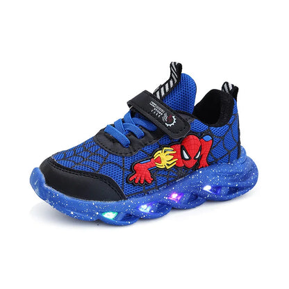 Spiderman LED Sneakers – Light-Up Fun for Active Kids