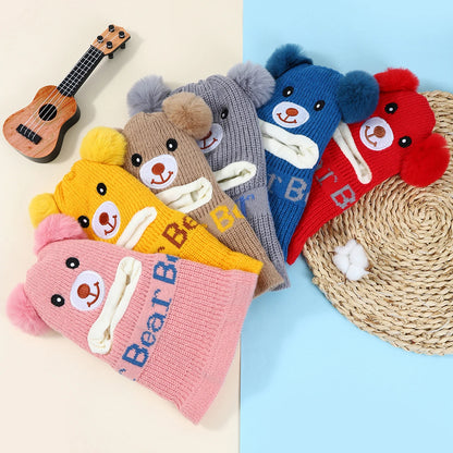 Toddler Bear Hat – Ear & Neck Protection
