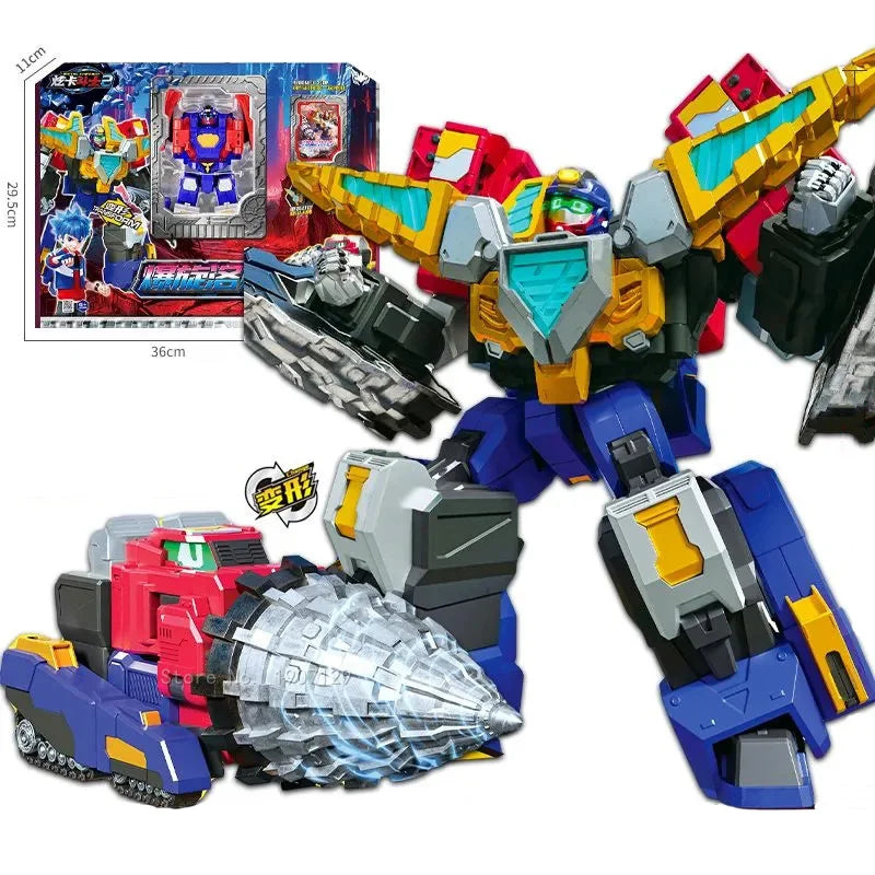 Transforming Cardbot Robot – Car-to-Robot Action Figure for Kids