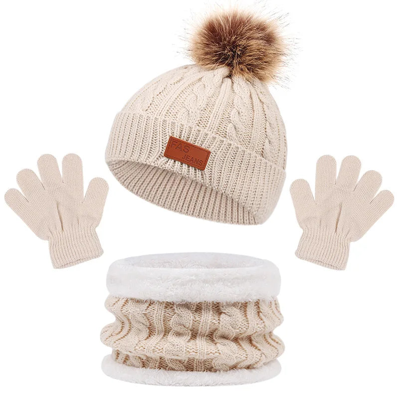 3-Piece Winter Essentials for Babies – Soft & Snuggly Set