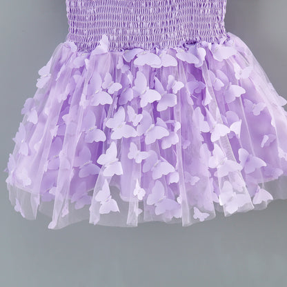 Toddler Girls’ Colorful Butterfly Party Outfit