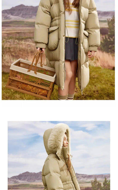 Kids’ Cotton Winter Coat – Hooded, Thick & Stylish for Girls