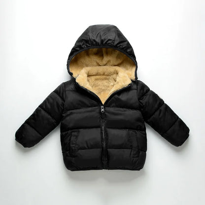 Plush Warm Outerwear – Boys & Girls Winter Jacket