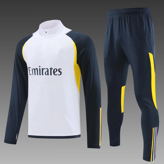 Madridistas Soccer Sports Set: Stylish Training Jacket & Jersey Kit