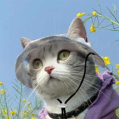 Adorable Pet Sun Hat: Stylish Baseball Cap for Cats & Small Dogs