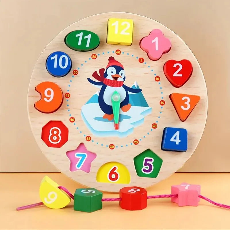 Montessori Wooden Toys for Babies: Educational Learning Gift for 1-3 Years Old