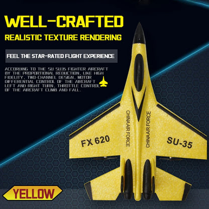 2.4G RC Foam Aircraft SU-35 – Fighter Jet Glider Toy for Kids