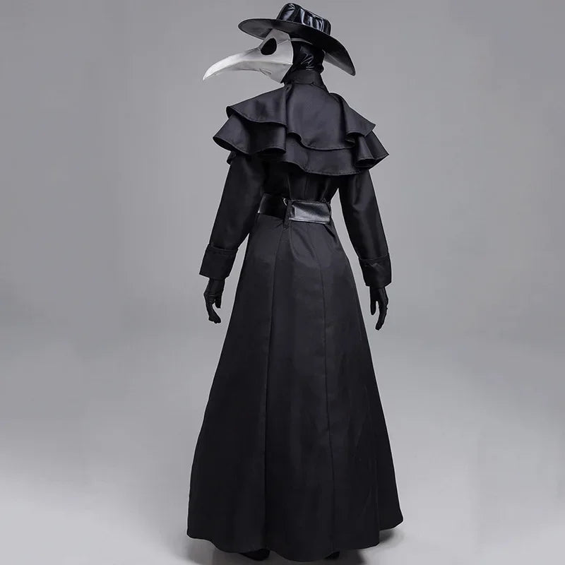 Wizard & Monk Robe – Gothic Plague Doctor Halloween Costume