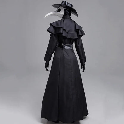 Wizard & Monk Robe – Gothic Plague Doctor Halloween Costume