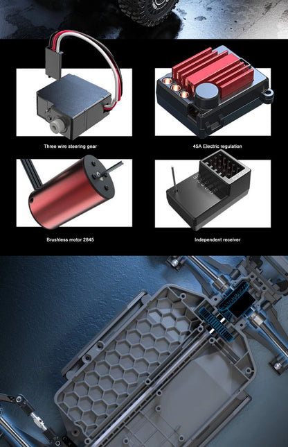 Brushless 1:16 RC Car – MJX Hyper Go High-Speed 4WD Truck Toy