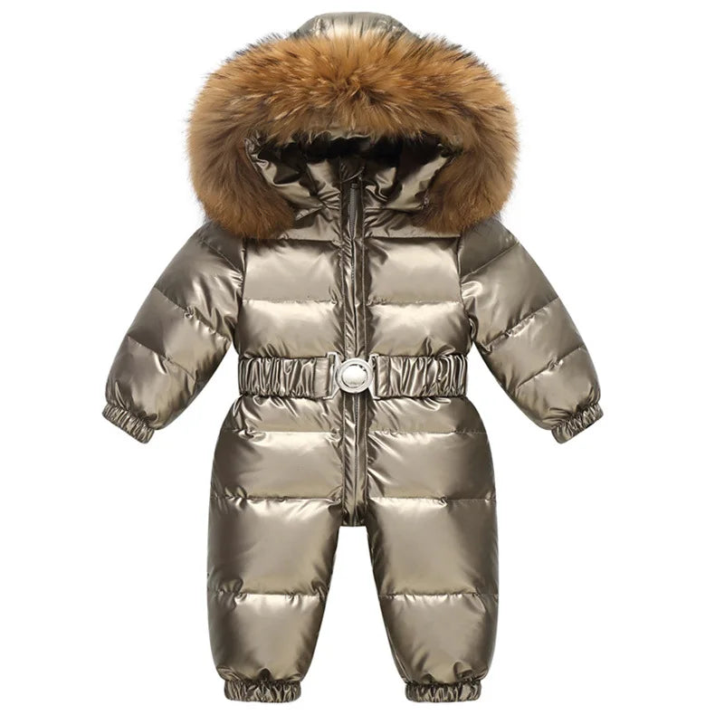 Toddler Down Jumpsuit – Winter Overalls for Boys & Girls