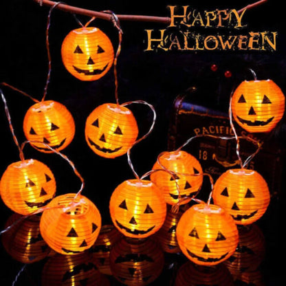 Halloween Pumpkin Lights – LED String for Garden & Party Decor