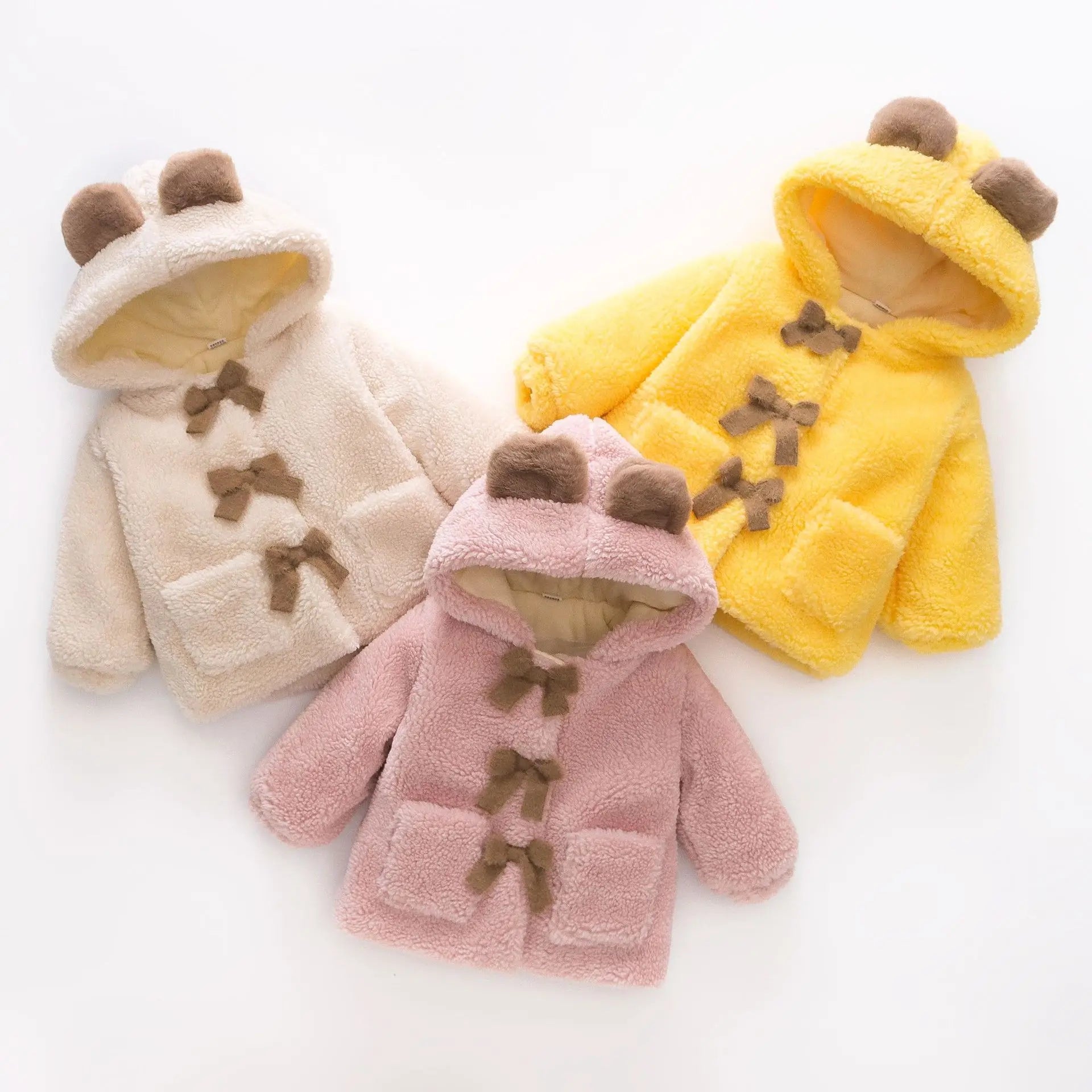 Baby Solid Color Fleece Jacket – Cozy Wear