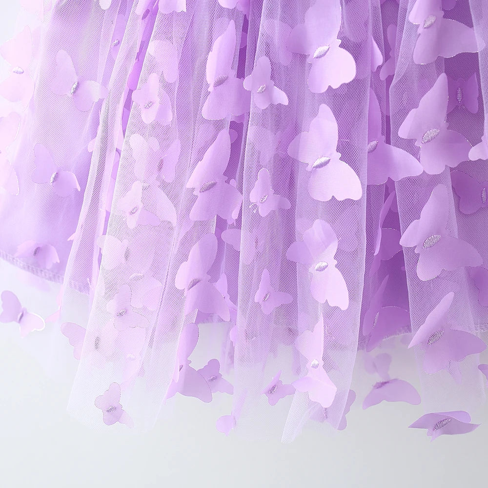 Toddler Girl Embroidered Mesh Party Outfit