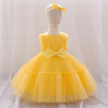Baby Girl 1st Birthday Dress – Tulle Princess Gown