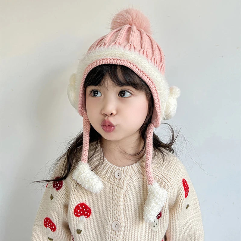 Winter Baby Cap – Velvet Lined & Cozy