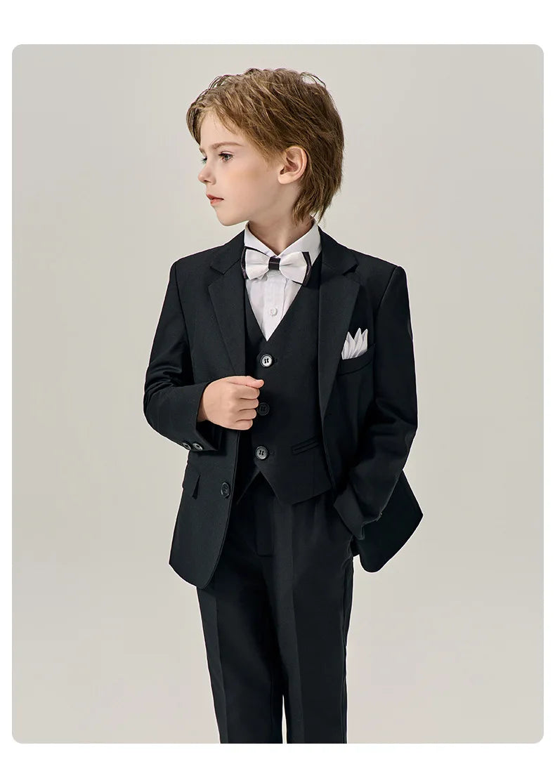Boys’ Stylish Formal Wear – Green Blazer Set for Special Occasions