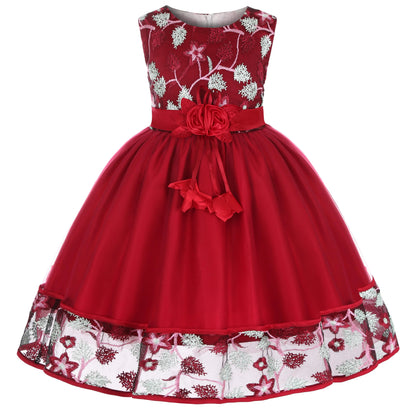 Girls’ Lace Flower Child Wedding & Party Dress