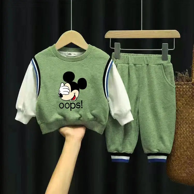 Disney Mickey 2-Piece Tracksuit: Adorable Comfort for Kids