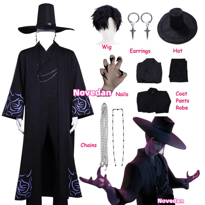 Demon Hunters Jinu Cosplay Suit – KPOP SAJA Boys Uniform for Men