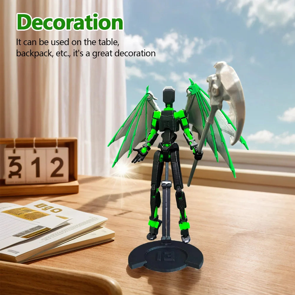 Desk Toy & Gift – 3D Multi-Jointed Action Figure for Him